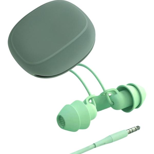 ?ルナシェ? 寝ホン 睡眠用 イヤホン 有線 耳が痛くない 寝返りしてもいたくない 寝落ち用 ソフト...