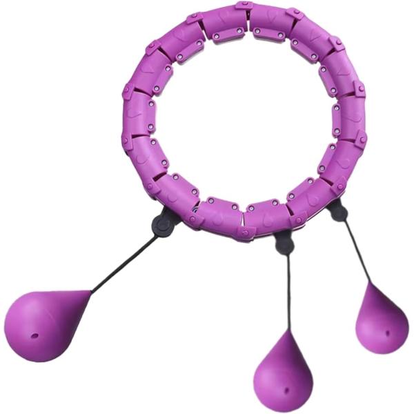 フラフープ ダイエット用 フィットネス エクササイズ 組み立て式 体幹トレーニング 収納便利 ピラテ...