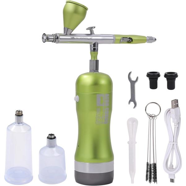 充電式 エアブラシ エアロクロス コードレス ハンドピース コンプレッサー USB 小型 模型 MD...