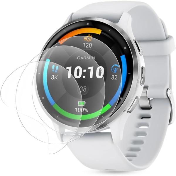 3枚セットFor GARMIN ガーミン Venu 用 フィルム 柔らかいTPU製 3D全面保護 薄...