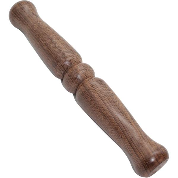 太極拳 棒 太極拳定規 木製 練習 武術 気功 健康 体操 a573( ブラウン,  33cm)