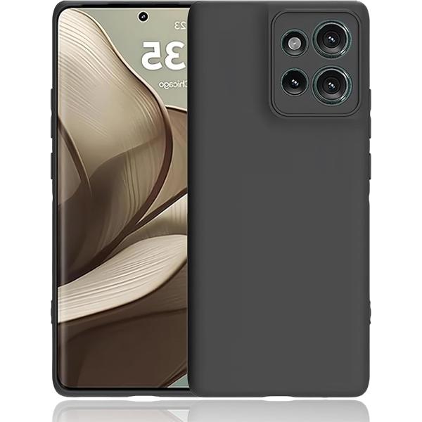 For Motorola モトローラ Edge 50 Neo 5G ケース ブラック 用の TPU素...