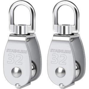 滑車 小型 ステンレス プーリー 2個の買取情報