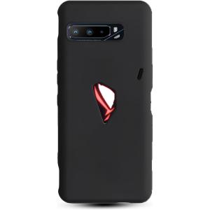 For ASUS ROG Phone 3 ZS661KS対応 ケース ブラック 耐衝撃 落下防止 軽...
