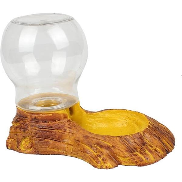 爬虫類 両生類 水入れ 自動給水 給水器 餌 ボウル 水皿 食器 テラリウム 水槽 亀 トカゲ(イエ...