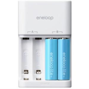 SANYO eneloop lite 充電器セット 単3形eneloop lite2個セット N-TGL01QS