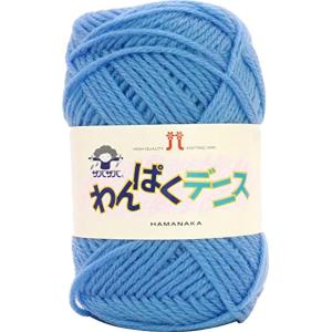 わんぱくデニス 毛糸 並太 col.8 水色