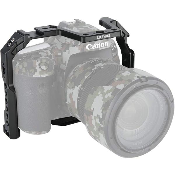 CANON 90D/80D/70D専用ケージ 拡張カメラケージ NATO Rail 軽量 取付便利 ...