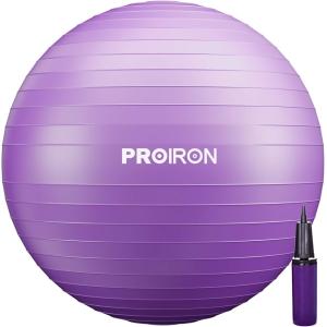 バランスボール 75cm ハンドポンプ付き( パープル,  75cm/