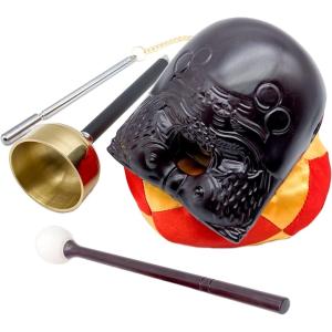 仏壇屋 滝田商店 印金木魚セット（携帯用リン りん）（寺院用仏具