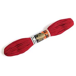 NBK 江戸打ち紐 細 30m巻き 赤 手芸用品 EDH-17-30M