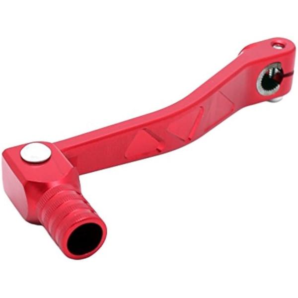 【互換品】nakira 可倒式 シフト ペダル 汎用 エイプ50 XR50 nkr774(レッド)