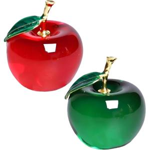 GOLD STONE ハーバリウム リンゴ ガラス 置き物 金箔 天然石 さざれ