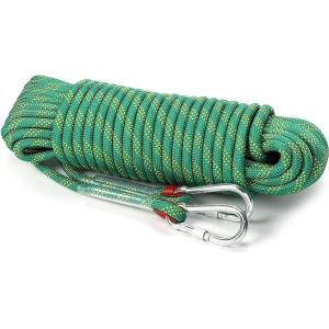耐久 ロープ 幅広く使える多用途タイプ 多機能 多目的 直径 12mm グリーン キャンプ アウトドア 引越し( ブラック,  ラージ)｜zebrand-shop