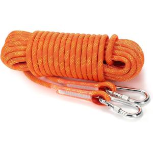 耐久 ロープ 幅広く使える多用途タイプ 多機能 多目的 直径 12mm オレンジ キャンプ アウトドア 引越し 車( 橙,  ラージ)｜zebrand-shop