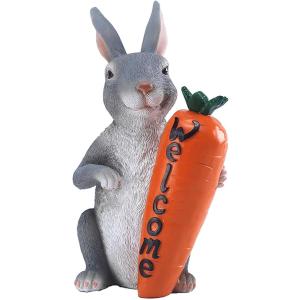 ガーデニング雑貨 ウサギの置物 防水 ガーデンオーナメント ガーデンピック｜zebrand-shop