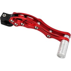 【互換品】キックペダル アルミ 汎用 ズーマー ジョーカー ドレスアップ スタイリッシュ (レッド)
