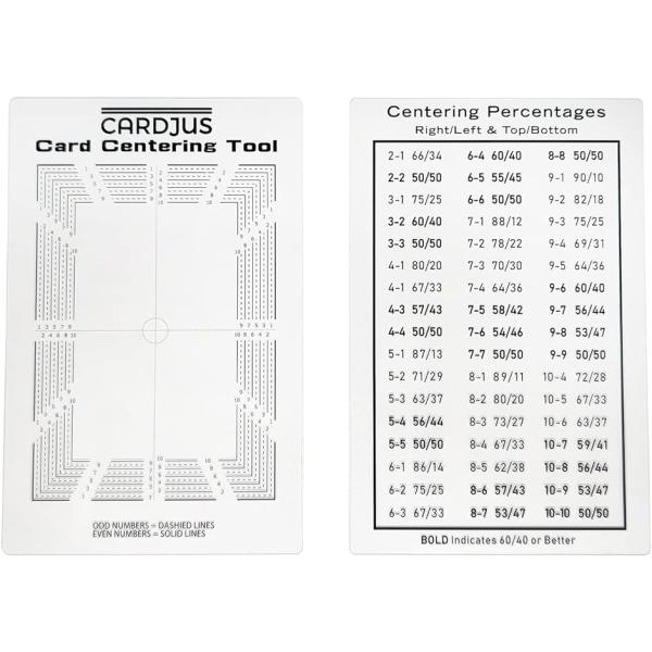 センタリングツール カードグレーディング 88mmx63mmカードサイズ( スタンダードサイズ)