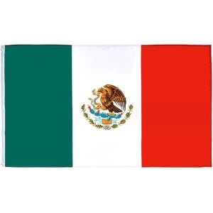 世界国旗 90x150cm ハトメ式 応援グッズ フラッグ(メキシコ)