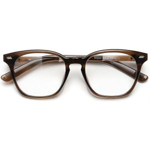 ブルーライトカットメガネ 紫外線カット UVカット パソコン用メガネ 視力保護 度なし 超軽量 TR...