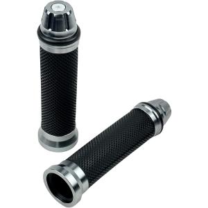 互換品】 バイク グリップ ラバー ゴム 左右セット 滑りにくい ゴム