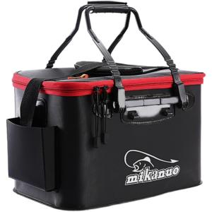 バッカン 釣り クーラーボックス バケツ アウトドア 道具 折りたたみ アジング 活かし 40cm 23l 単品 ブラック(ブラック)