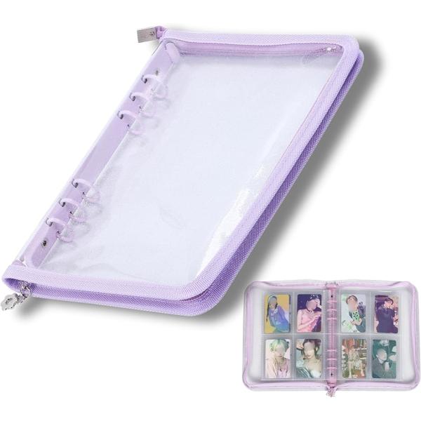 カード ファイル トレカ トレーディングカード ケース 韓国 A5 6穴 バインダー 推し活 収納 ...