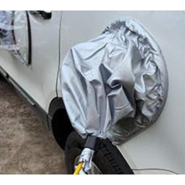 【互換品】電気自動車充電ポート防水カバー EV充電器ポートカバー EV車用充電 コネクタ 防水生地 ...