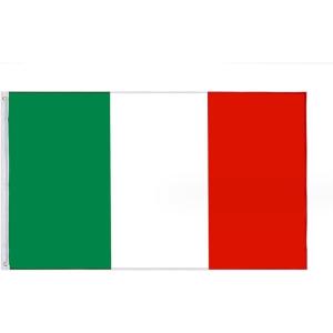 世界国旗 90x150cm ハトメ式 応援グッズ フラッグ(イタリア)