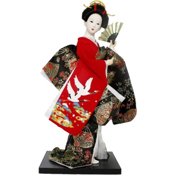 舞踊 舞妓 日本人形 芸者人形 お土産 置物 外国人へのプレセント オリエンタルドール 30cm