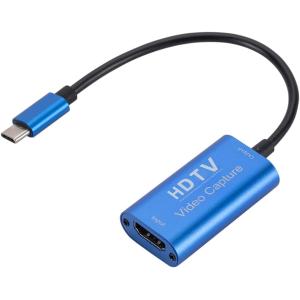 Type-C キャプチャーボード1080P HDMI ビデオキャプチャカード ゲーム実況生配信 画面共有 録画 ライブ会議に適用 OBS｜zebrand-shop