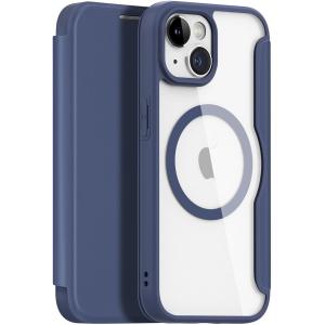 iphone ケース 手帳型 ワイヤレス充電対応 超薄型 軽量 高級PUレザー 背面クリア( ブルー,  iPhone 15 Plus)｜zebrand-shop
