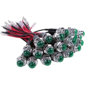 【互換品】24V LED パイロット ランプ ダイヤカット 20個セット 16mm 16φ インジケ...