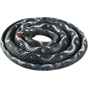 ヘビ おもちゃ 鳥よけ 鳩よけ グッズ 蛇 リアル ドッキリ リアルな蛇 スネーク 黒蛇 ブラックx...