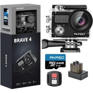 アクションカメラ 4K 20MP解像度 タッチパネル式 40M防水 EIS手ぶれ