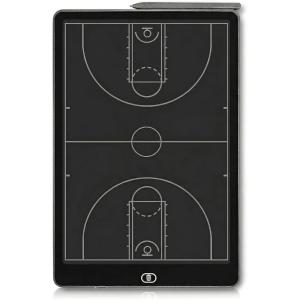 バスケ 作戦ボード 電子タブレット 電池式 作戦盤 コーチ トレーニング用品 スタイラスペン付属 (ブラック)