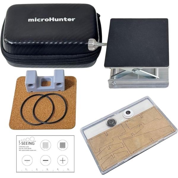 ミクロハンター ミクロハンターキットLite 拡張版キット 小形昇降台付き 顕微鏡 小学生 ハンディ...