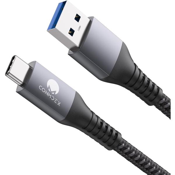 1本USB Type C ケーブル 10Gbps データ転送 Android Auto/CarPla...