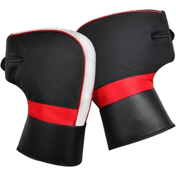 【互換品】 バイク用ハンドルカバー 保温 防寒 防水 防風 汎用 オートバイ 原付 スクーター 自転...