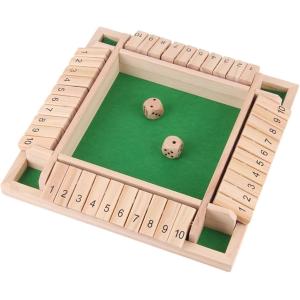 シャットザボックス ボードゲーム ジャックポット 算数 脳トレ 子供から大人まで 2〜4人用 家族ゲーム 知育玩具