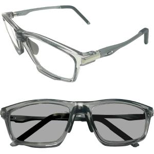 調光ブルーライトカットメガネ グレー