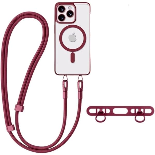 スマホストラップ ショルダーストラップ 携帯 首掛け 肩掛け 斜めがけ 長さ調節可能 2口タイプ (...