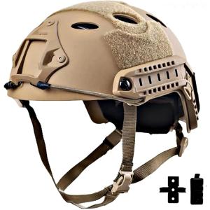 【新品未使用】サバゲー用　タクティカルヘルメット　タン（サンド）カラー 互換品】 サバゲー ヘルメット タクティカル 装備 コスプレ 迷彩(タン