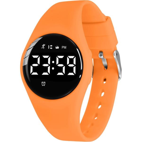 子供 デジタル腕時計 ウォッチ キッズ 充電式 活動量計 多機能防水 スポーツウォッチ 腕時計型 歩...