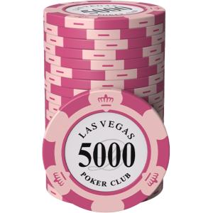 ポーカーチップ クレイ製 カジノチップ 50 面値 単品 20枚セット