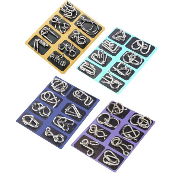 知恵の輪 パズル リング セット 脳トレ 知育 玩具 頭の体操 暇つぶし グッズ 大人 子供(32種...