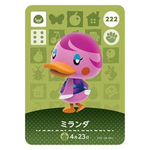 どうぶつの森amiiboカード 第3弾 ミランダ 222