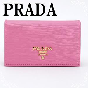 プラダ PRADA カードケース 名刺入れ ピンク VITELLO MOVE レザー 1MC122-2EZZ-F0410｜zeitakuya