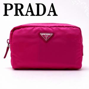 プラダ PRADA ポーチ コスメポーチ 化粧ポーチ NERO 小物 ロゴ 1NA021-ZMX-F0029｜zeitakuya