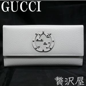 グッチ GUCCI 財布 メンズ 長財布 レディース  スタッズ GG レザー GUCCI 231843-B690Y-9014｜zeitakuya